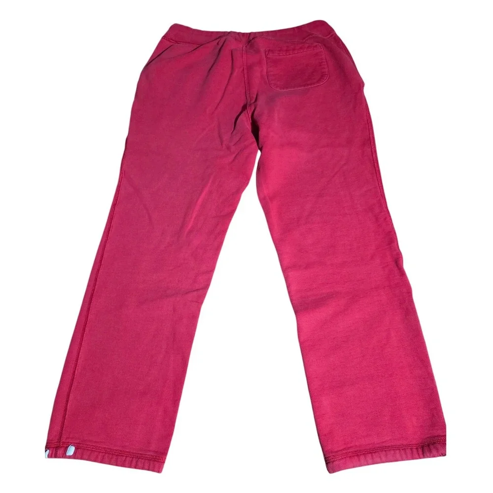 Polo Ralph Lauren Mens Red Fleece Sweatpants Drawstring Joggers Size Large